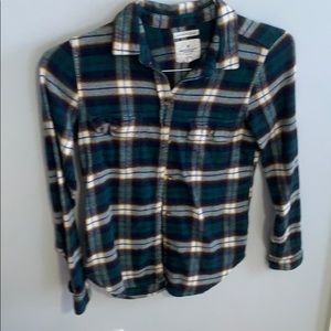 hunter green flannel